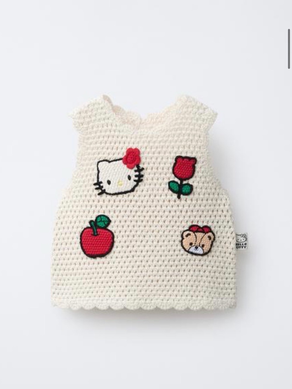 Zara Sanrino Hello Kitty Crochet Top